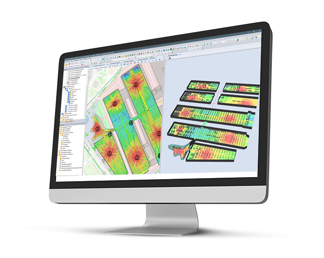 Atoll In-Building floor-by-floor indoor coverage predictions