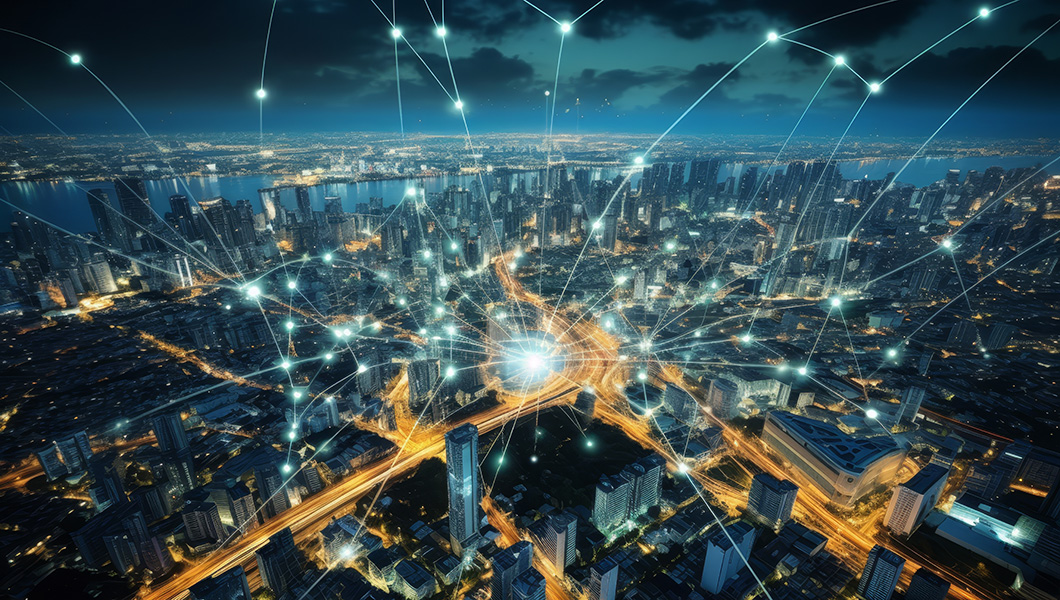 City-wide mobile network overview
