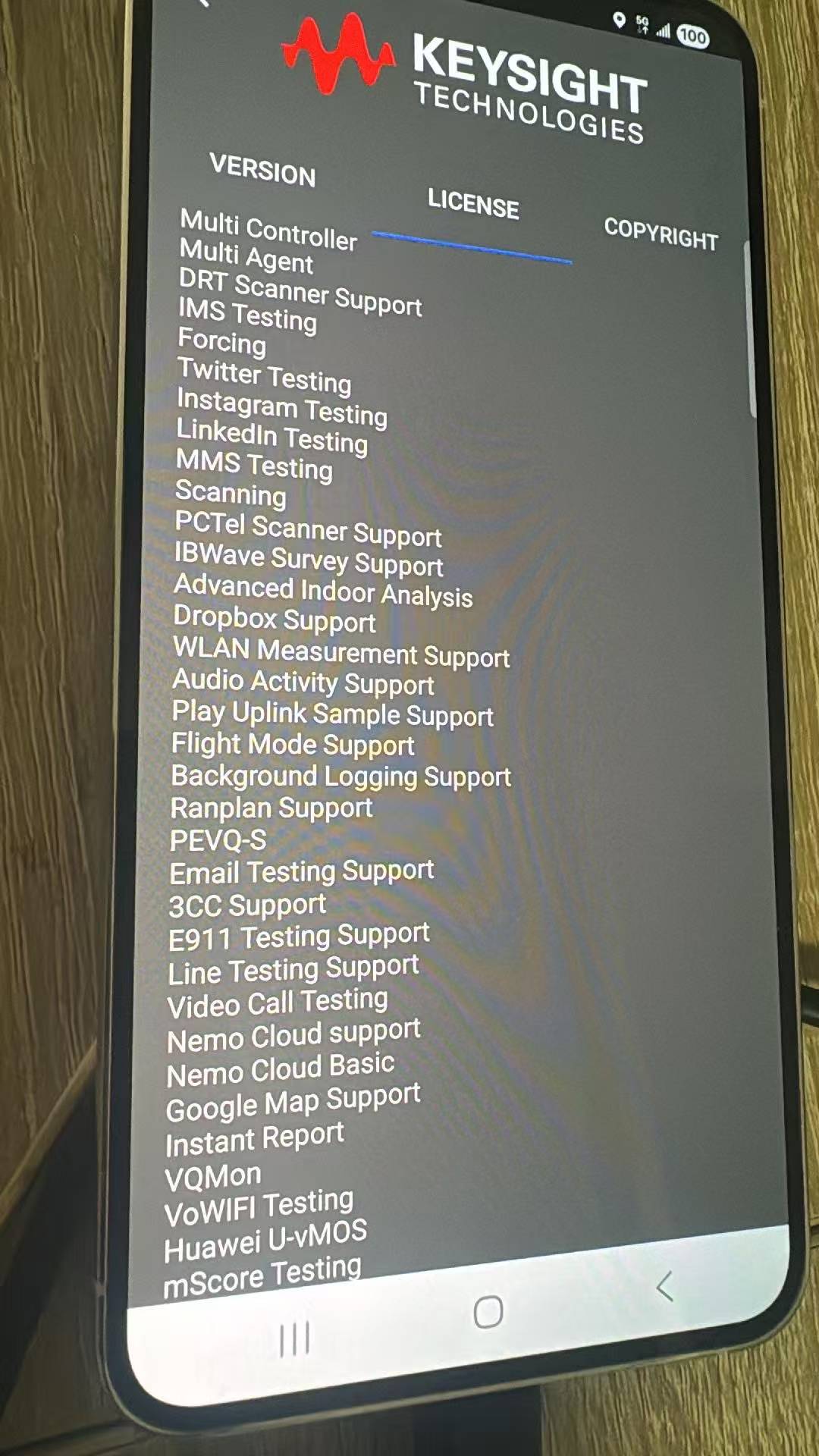 Nemo Handy LICENSE tab · 1 of 3