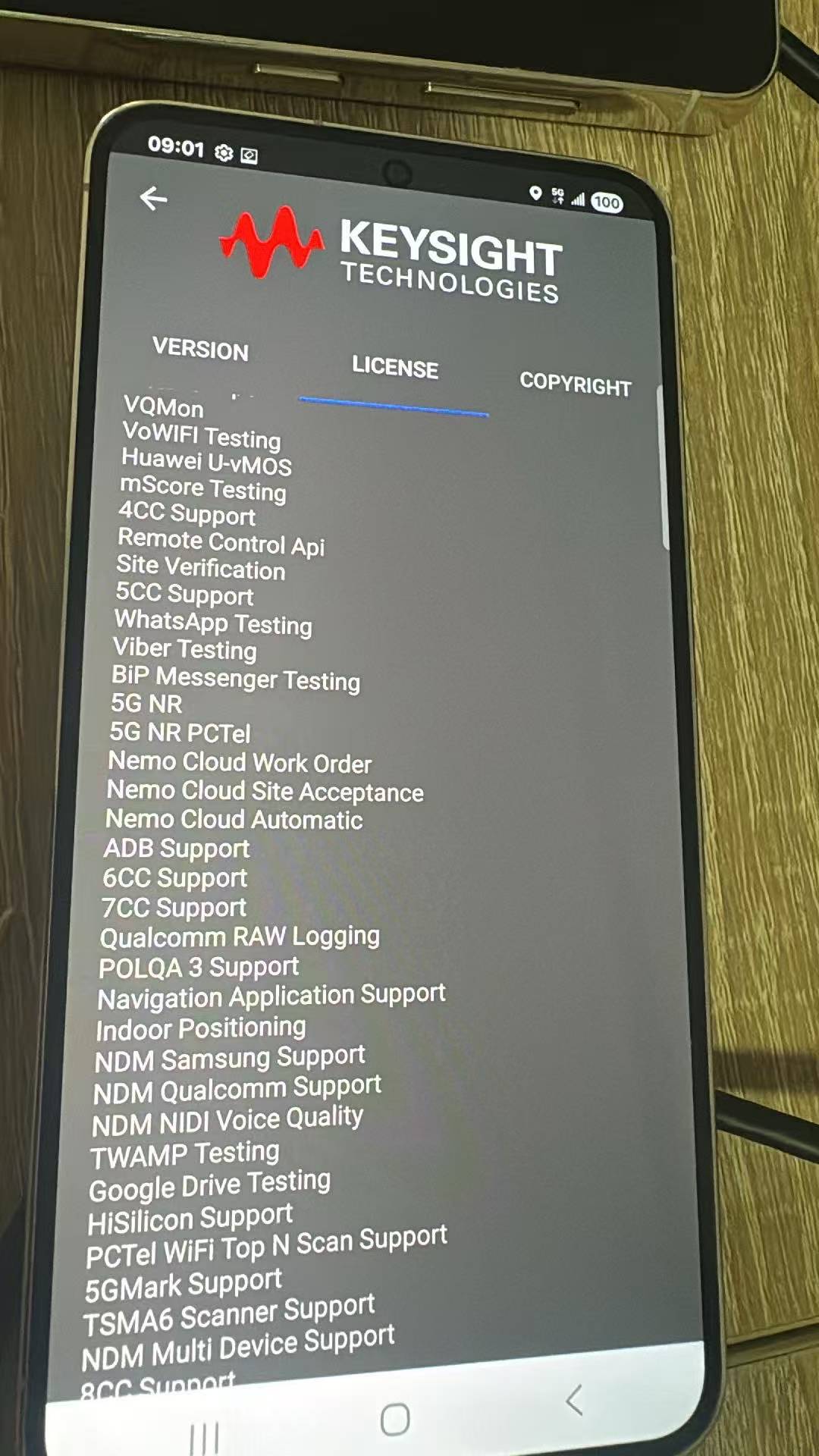 Nemo Handy LICENSE tab · 2 of 3