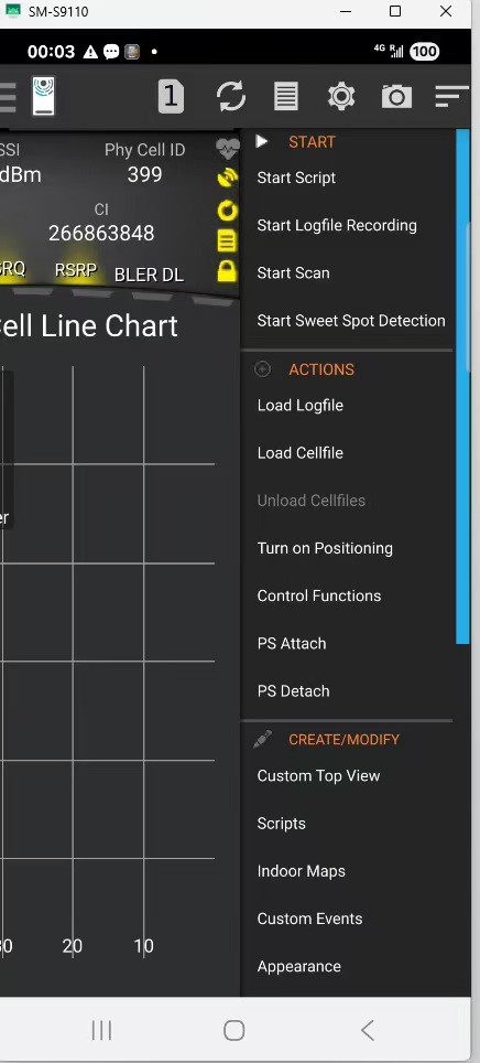 Settings & actions